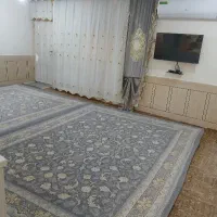 پرده همراه باپشت دری