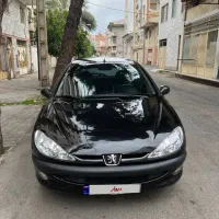 پژو 206 مشکی بی رنگ ۱۴۰۰