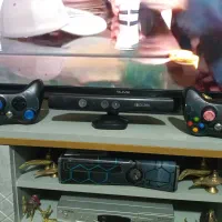 ایکس باکس اسلیم با کینک دو دسته با شارژر