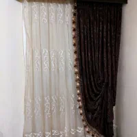 پرده پذیرایی،راف ،آستر زیر،کتیبه چوبی و میله ها