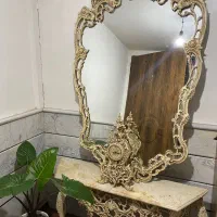 آینه شمعدان بهمراه ساعت