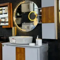 توالت فرنگی فلاش تانک روشویی|بخاری، هیتر، شومینه|گلبهار, شهر جدید گلبهار|دیوار