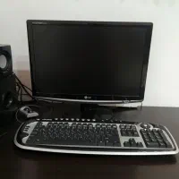 مانیتور و کیس و کیبورد و میز کامپیوتر|رایانه رومیزی|ملارد, |دیوار