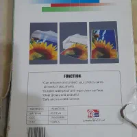 طلق لمینت A4 روناس سبز ۱۵۰ میکرون بسته ۱۰۰ عددی