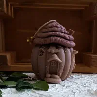 شمع کلبه مناسب دیزاین شب یلدا وتم عکاسی پاییز