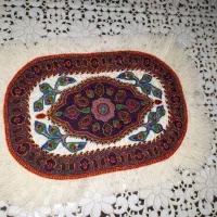 دو عدد پته عسلی رومیزی