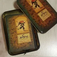کتاب پینوکیو تصویر دار حاشیه طلایی (مینی بوک)