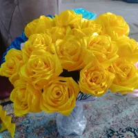 گل ربانی زیبا|گل مصنوعی|ری, دولتآباد|دیوار