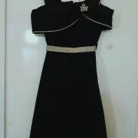 لباس مجلسی مشکی ساتن|لباس|قاسمآباد (خواف), |دیوار