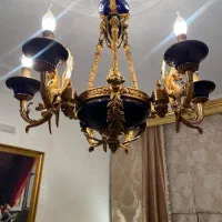 چند عدد لوستر برنز وارداتی و کریستال باکارات