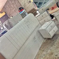 تخت خواب 2نفره ۱۰۰۰۰ مدل آماده تحویل ((شعبه اصلی))|تخت و سرویس خواب|اهواز, دغاغله|دیوار