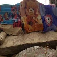 پتو مسافرتی یک نفره بزرگ طرح کودک در حد نو