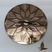 ساعت دیواری آینه ای