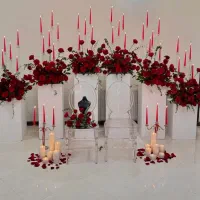 دیزاین و گل ارایی تخصصی مجالس بله برون و سفره عقد|خدمات پذیرایی، مراسم|اصفهان, شفق|دیوار