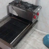 گریل ترکیبی و دو شعله