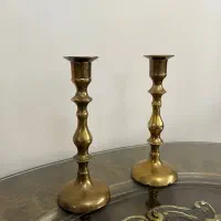 شمعدان برنز.شمعدون برنجی قدیمی و آنتیک برنزی|کلکسیون اشیاء عتیقه|تهران, گلستان (شهرک راه آهن)|دیوار