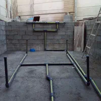 تاسیسات موتورخانه لوله کشی آب
