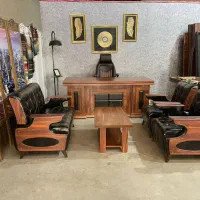 میز مدیریت کارمندی صندلی لیندا انتیک