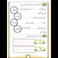 آموزش دروس ابتدایی در آموزشگاه