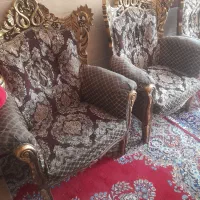 مبل سلطنتی ۷ نفره|مبلمان خانگی و میز عسلی|قروه, |دیوار