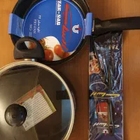 قابلمه و تابه و کفگیر زرساب سایز ۲۲