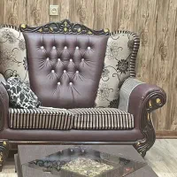 مبل نیمی سلطنتی راحتی،چوب راش مستحکم