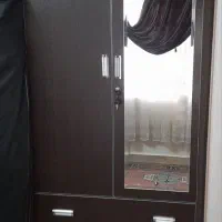 کمد لباس با دو درب با آینه و کشو دار