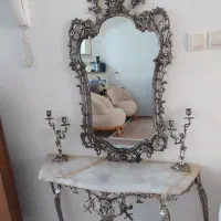 اینه و شمعدان برنز