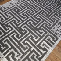 گلیم چهارمتری سالم رنگ طوسی|گلیم، جاجیم، گبه|اسلام‌شهر, شهرک قائمیه|دیوار