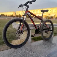 دوچرخه کرولان آلمینیوم ۲۶ دیسکی مشکی قرمز|دوچرخه، اسکیت، اسکوتر|اصفهان, چرخاب|دیوار