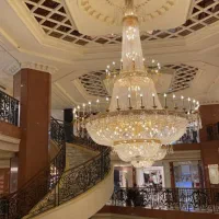 لوستر طبقاتی مدل امپریال ویژه تالار،هتل و نمایشگاه|لوستر و چراغ آویز|شیراز, سینما سعدی|دیوار