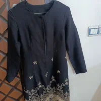 کت گلدوزی شده فری سایز 42-36و مانتو سایز38-36