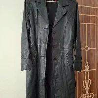 بارانی بلند اصل چرمی سایز ۳۶ و ۳۸