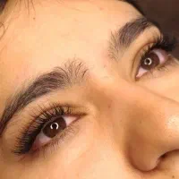 کاشت اکستنشن مژه باآناتومی چهره اموزش همکاری لیدر