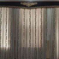 پرده پارچه کتان|پرده، رانر، رومیزی|میبد, |دیوار