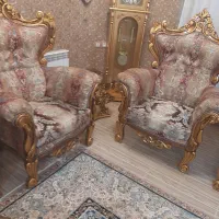 مبل سلطنتی ۱۰نفره همراه با ساعت ایستاده|مبلمان خانگی و میز عسلی|سقز, |دیوار