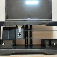 میز تلوزیون شیشه ای سایز بزرگ