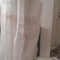 پرده تور پذیرایی طرح دار شیک و فوقالعاده تمیز