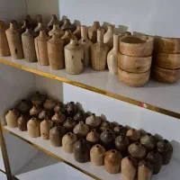 گلدان چوبی