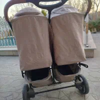 کالسکه دو قلویی خارجی برند پاترینو|کالسکه و لوازم جانبی|خمینی‌شهر, |دیوار