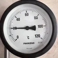 ترمومتر عمودی ۰تا۱۲۰ صفحه ۱۰ سانت پاکنز ترکpakkens