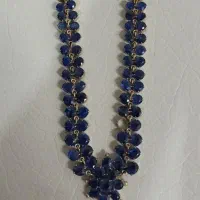 گردنی یاقوت کبود  برمه طبیعی