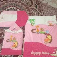 لحاف وتشک صورتی دخترانه