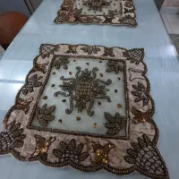 رومیزی عتیقه هندی|پرده، رانر، رومیزی|اصفهان, باغ فدک|دیوار