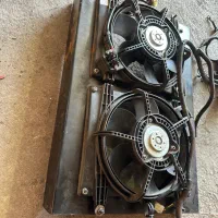 فن دو قلو رادیاتور با محفظه