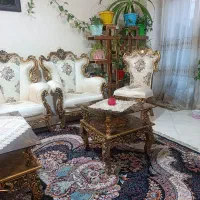 مبلمان9نفره بامیز وعسلی درحد نو بازدید فولادشهر|مبلمان خانگی و میز عسلی|اصفهان, شفق|دیوار