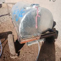 سلام تانکر هزار لیتری چرخ دار نوع ورق سفید گلوانیز|مصالح و تجهیزات ساختمان|صحنه, |دیوار