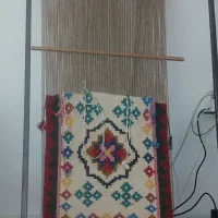 دار گلیم چله کشی شده