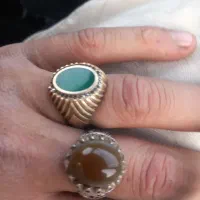 انگشترنقره باباغوری وانگشترطلاروس|جواهرات|محمدشهر, محمدشهر|دیوار