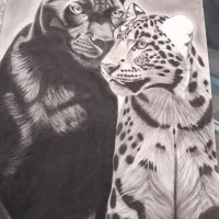 نقاشی سیاه قلم